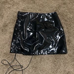 shein lace up skirt size medium